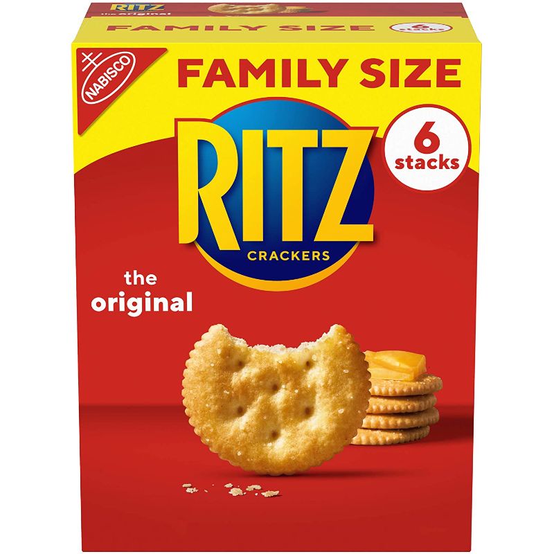 Photo 1 of 3 PACK - RITZ Original Crackers, Family Size, 20.5 oz EXP FEB 2022