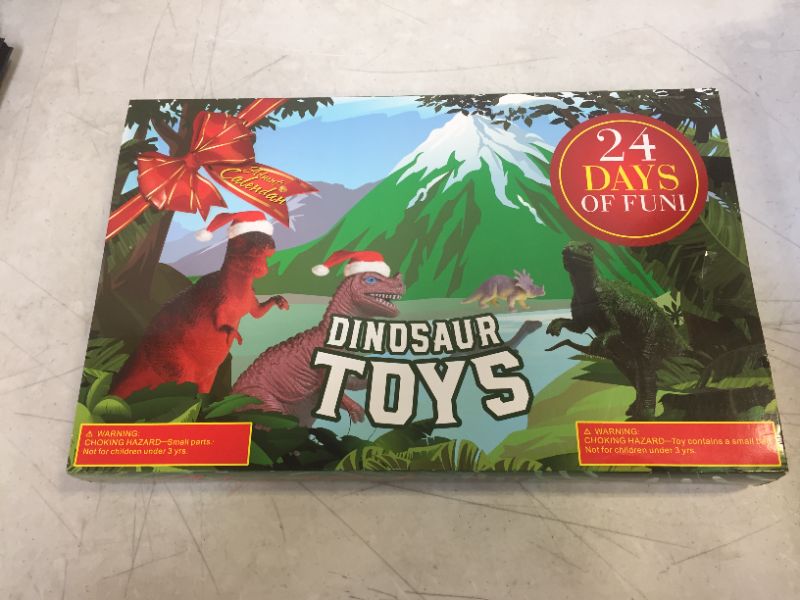 Photo 2 of ANOTION Ideas, Advent Calendar 2021, Dinosaur Advent Calendar for Kids, Christmas Holiday 24 Days Countdown Calendar Toys Xmas Surprise Gift for Boys Kids Girls Teens, Green