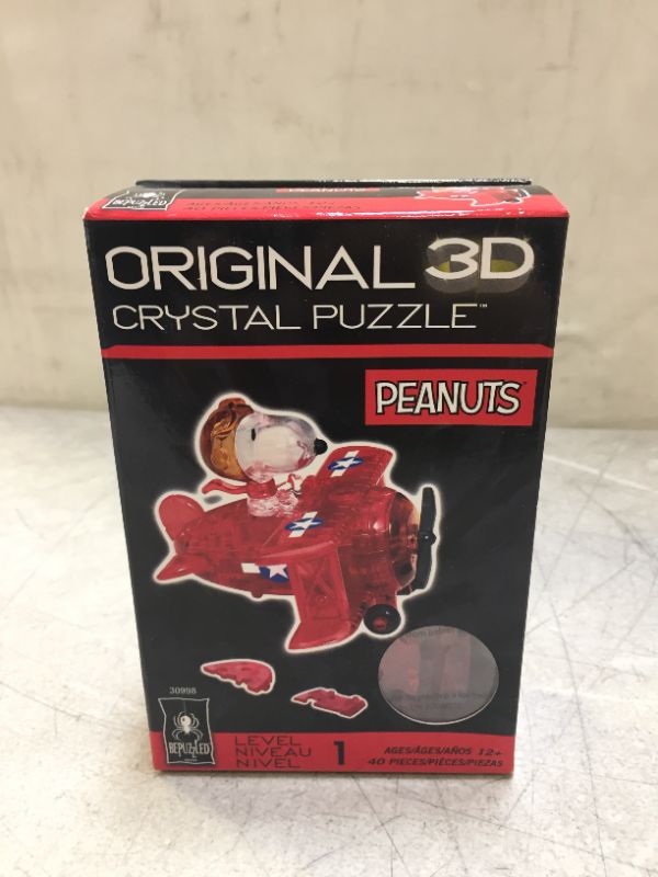 Photo 2 of Herrschners Snoopy Flying Ace Standard Crystal Jigsaw Puzzle
