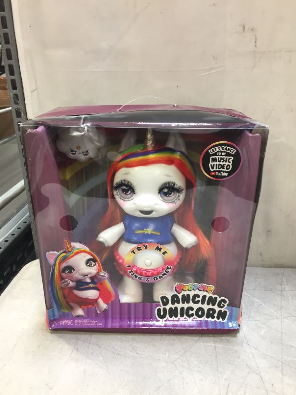 Photo 2 of Poopsie Dancing Unicorn Rainbow Brightstar – Dancing and Singing Unicorn Doll (Battery-Powered Robotic Toy)
