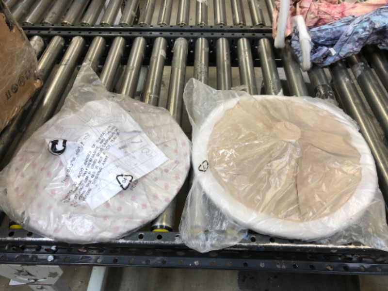 Photo 1 of ALPHA HOME Bar Stools Counter Height Adjustable Swivel Bar Chair Modern Pu Leather Kitchen Counter Stools Dining Chairs Set of 2?350 lbs Capacity ,Brown
MISSING HARDWARE 