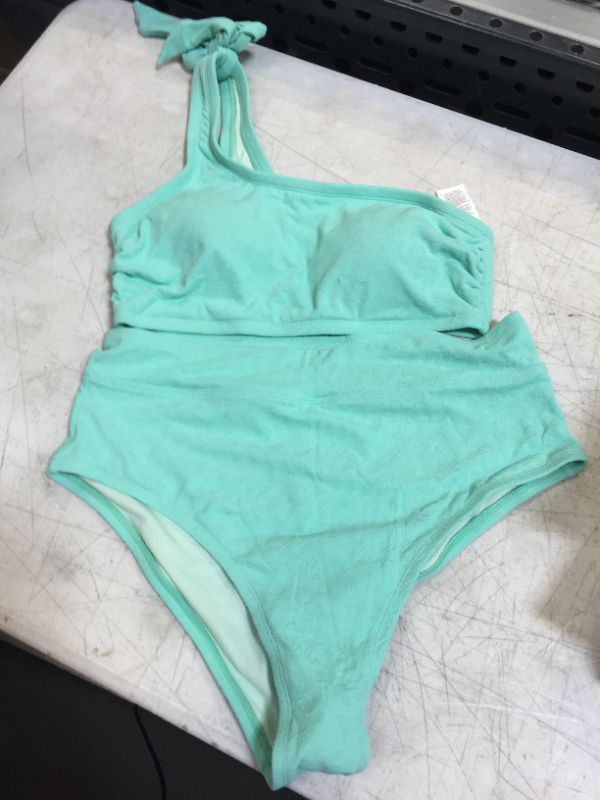 Photo 1 of WOMENS GREEN BATHING SUIT X0 PLUS SIZE