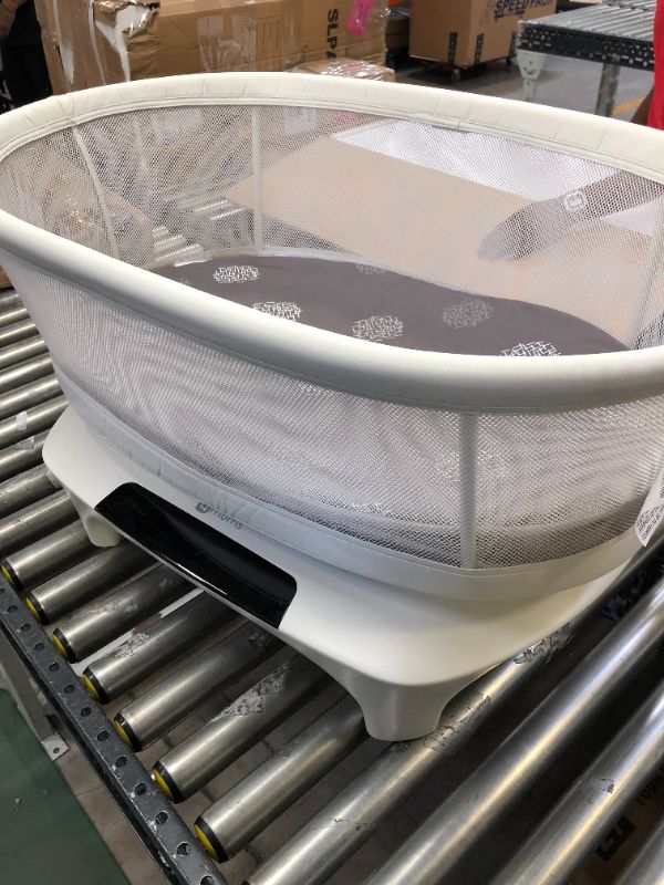 Photo 2 of 4moms mamaRoo Sleep Bassinet, Bluetooth Baby Bassinets and Furniture with 5 Unique Motions, 4 Built-in White Noise Options, Birch

