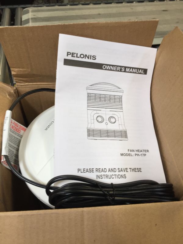 Photo 7 of 
PELONIS PH-17P 1500W Fast Heating, Programmable Thermostat, Easy Control, Widespread Oscillation, Over Heating Tip-Over Switch Protection, 360-Degree Surround Fan Forced Heater (factory sealed)(opened to take photos)