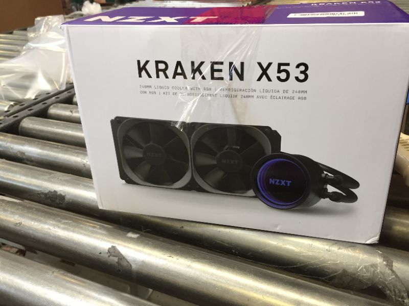 Photo 2 of Kraken X53 RGB All-in-one 240mm Radiator CPU Liquid Cooling System