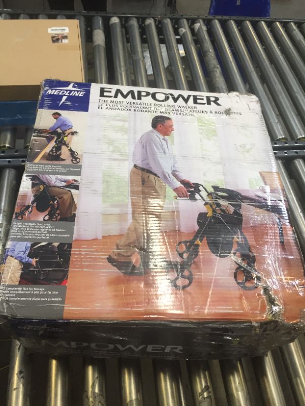 Photo 4 of Medline Empower Rollator, Smoky Black