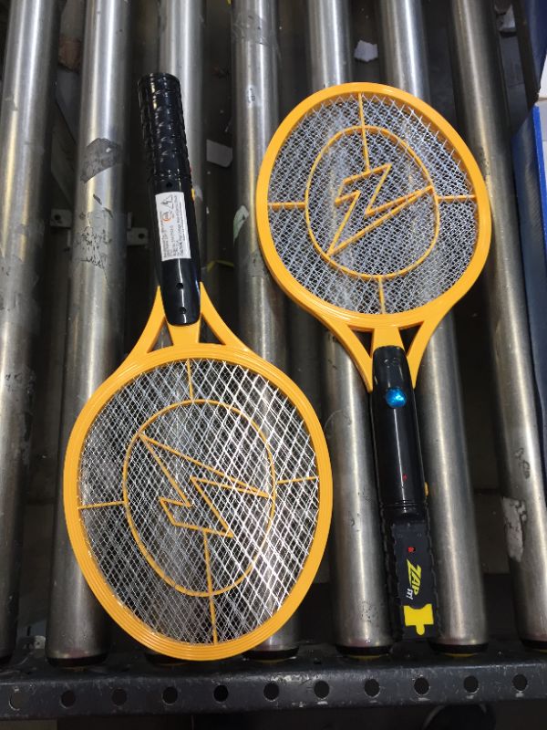 Photo 1 of 2 PACK ELECTRIC BUG ZAPPING RACKET 