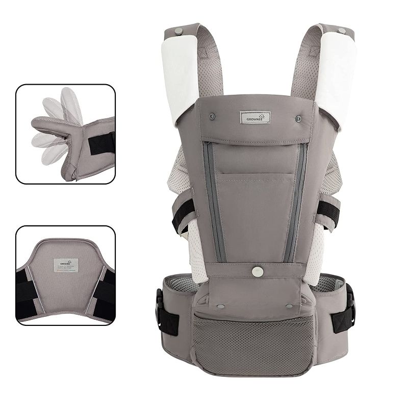 Photo 1 of Baby Carrier Wrap Newborns to Toddler with Hip Seat Lumbar Support Perfect for 7-66lbs All Seasons All Position
