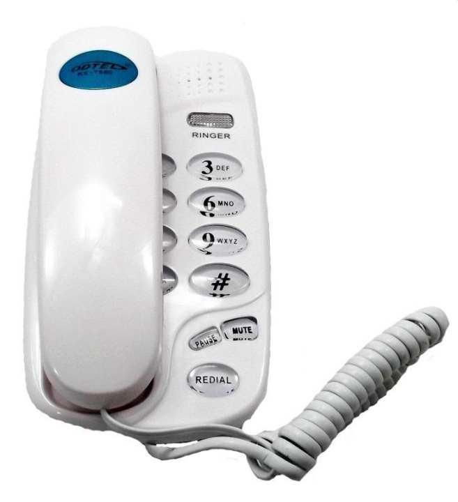 Photo 1 of ODTEL KXT-580 Stylish Desktop Landphone - White 
