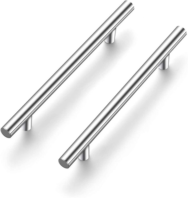 Photo 1 of 30 Pack 7.38 inch Cabinet Pulls Brushed Nickel Stainless Steel Kitchen Cupboard Handles Cabinet Handles, 5 inch Hole Center
