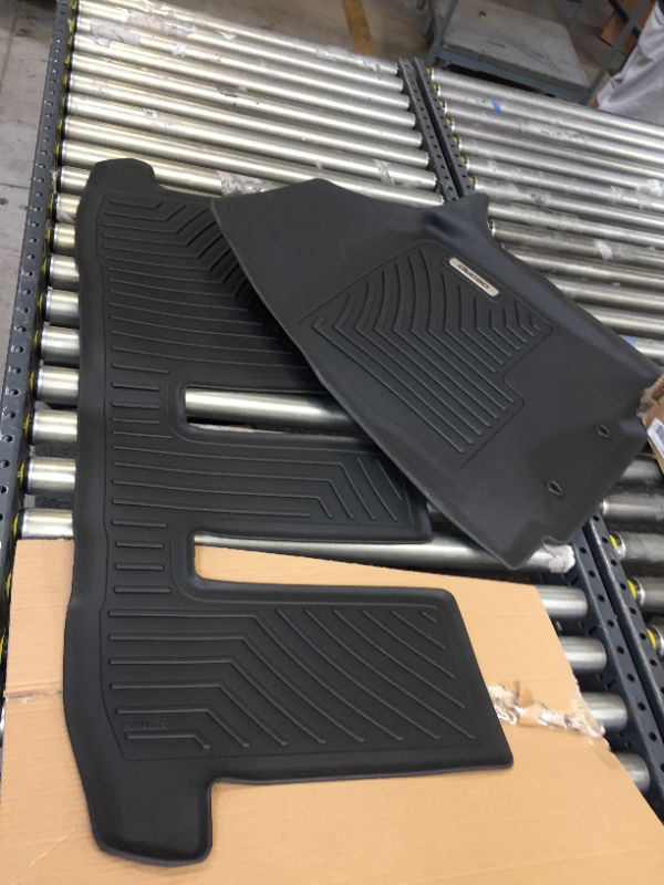 Photo 1 of OEDRO Floor Mats 3 Row Liner Set Compatible with 2013-2020 Nissan Pathfinder/2013 Infiniti JX35/2014-2020 Infiniti QX60, Black TPE All-Weather Guard Floor Liner