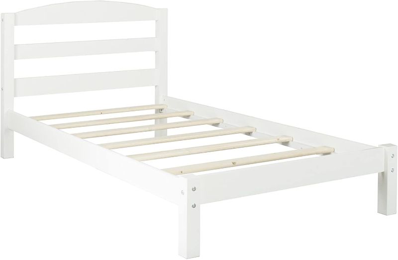 Photo 2 of Dorel Living DA7428-W Braylon Bed, Twin, White
