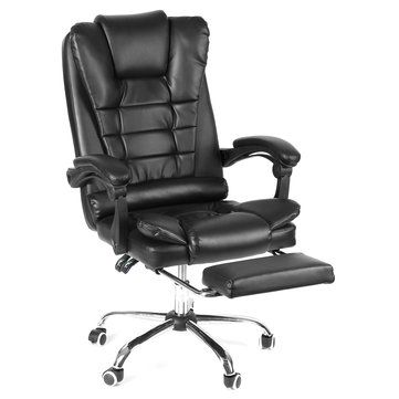 Photo 1 of 
Banggood
Snailhome Ergonomic High Back Reclining Office Chair Adjustable Height Rotating Lift Chair PU Leather Gaming Chair Laptop Desk