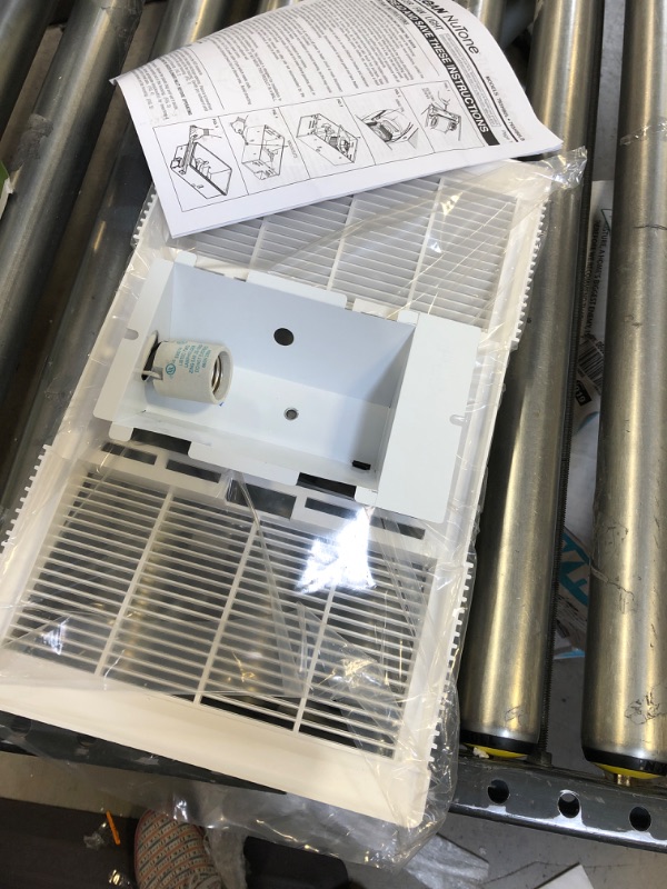 Photo 1 of Broan-NuTone 80 CFM Ceiling Bathroom Exhaust Fan with Light and 1300-Watt Heater