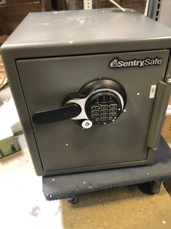 Photo 1 of Sentry Fire-Safe Electronic Lock Business Safes, Grey