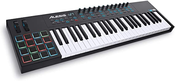 Photo 1 of Alesis VI49 - 49 Key USB MIDI Keyboard Controller with, 16 Drum Pads, 12 Assignable Knobs, 36 Buttons and 5-Pin MIDI Out, Production Software Included