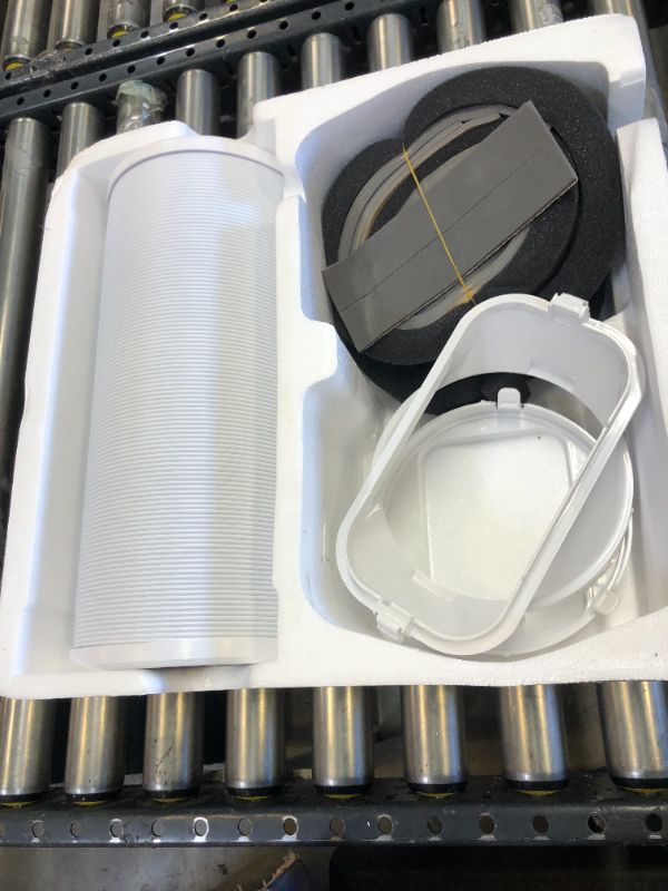 Photo 1 of Midea 8,000 BTU DOE (5,300 BTU SACC) Portable Air Conditioner, Cools up to 175 Sq. Ft., Works as Dehumidifier & Fan, Remote Control & Window Kit Included