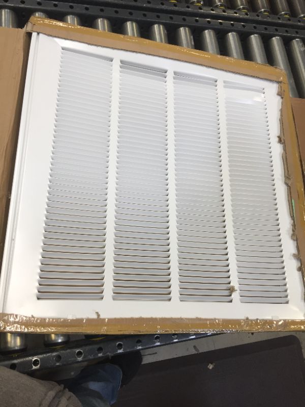 Photo 2 of 22" X 22" Steel Return Air Filter Grille for 1" Filter Fixed Hinged
