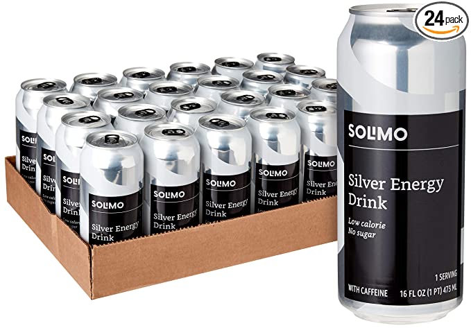 Photo 1 of Amazon Brand - Solimo Silver Energy Drink, Sugar Free, 16 Fluid Ounce (Pack of 24)
04/NOV/2022