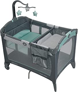 Photo 1 of Graco Pack and Play Change 'n Carry Playard | Includes Portable Changing Pad, Manor, 40x28.5x29 Inch (Pack of 1)
