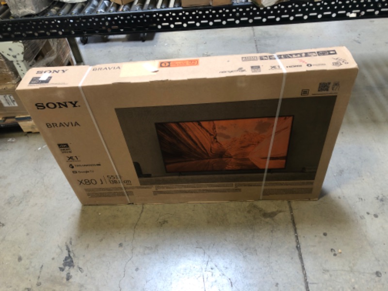 Photo 1 of Sony X80J 55 Inch TV: 4K Ultra HD LED Smart Google TV with Dolby Vision HDR and Alexa Compatibility KD55X80J- 2021 Model
