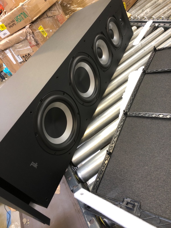 Photo 1 of Polk Monitor XT70 Large Tower Speaker - Hi-Res Audio Certified, Dolby Atmos & DTS:X Compatible, 1" Tweeter, (2) 6.5" Dynamically Balanced Woofers, (2) 8" Passive Radiators, (Single, Midnight Black)
