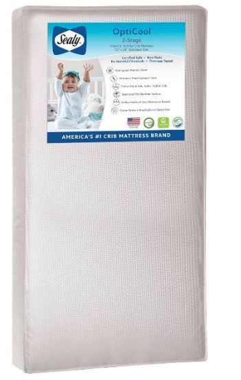 Photo 2 of Sealy Opticool 2-Stage Crib and Toddler Mattress