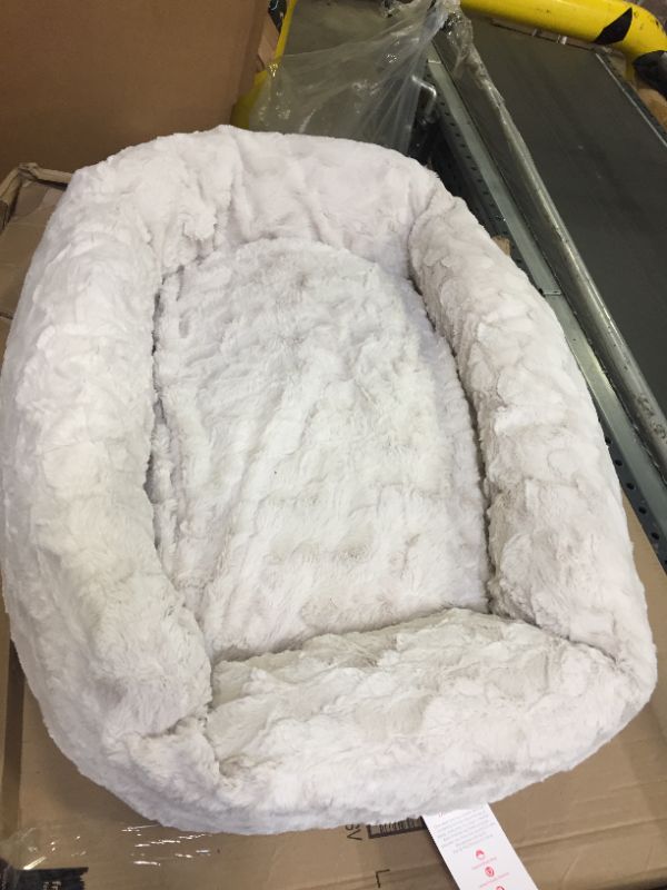 Photo 2 of Best Friends by Sheri The Original Calming Donut Cat and Dog Bed in Shag or Lux Fur, Machine Washable, High Bolster, 30x30
