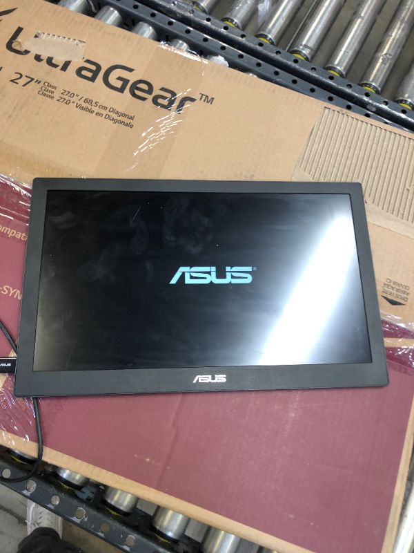 Photo 2 of ASUS MB169B+ Portable Monitor - 15.6" FHD (1920x1080), USB-powered, IPS, Ultra-slim, Auto-rotatable