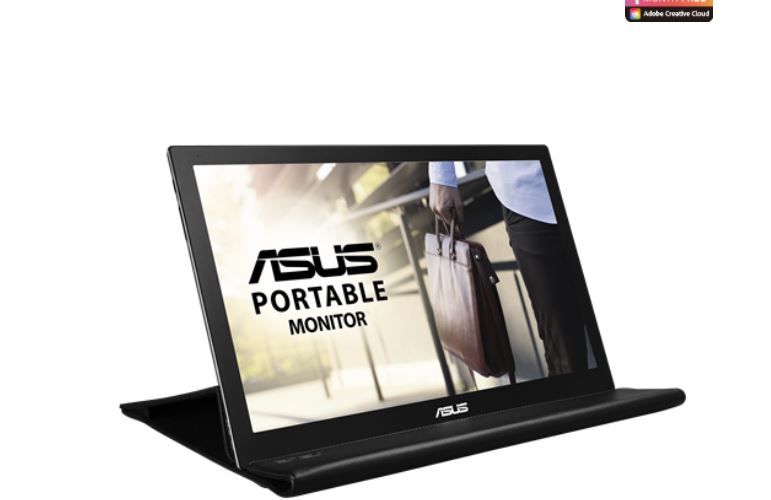 Photo 1 of ASUS MB169B+ Portable Monitor - 15.6" FHD (1920x1080), USB-powered, IPS, Ultra-slim, Auto-rotatable