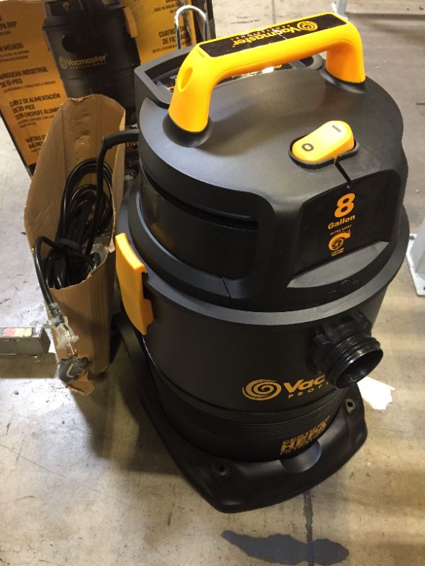 Photo 1 of Vacmaster VK811PH 8 Gallon Industrial HEPA Wet/Dry Vacuum with 2-Stage Motor