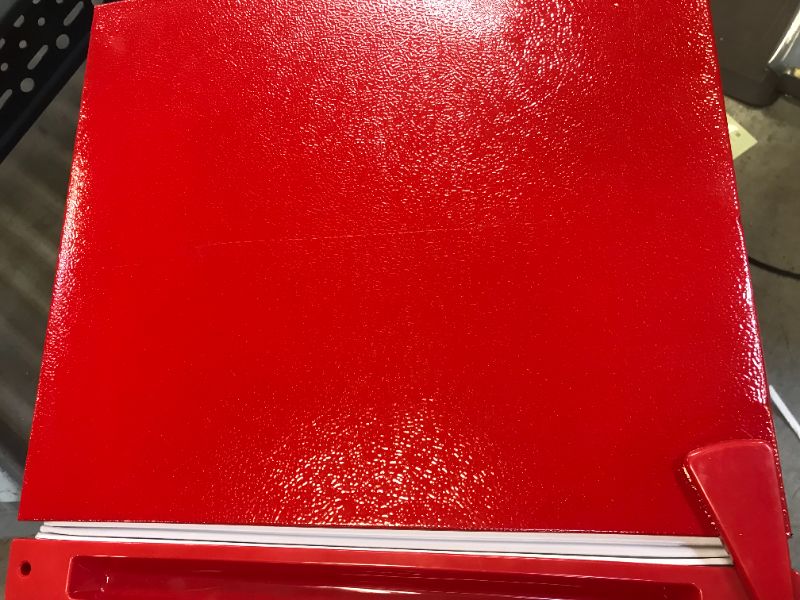 Photo 1 of 3.2 cu. ft. Retro Mini Fridge in Red

