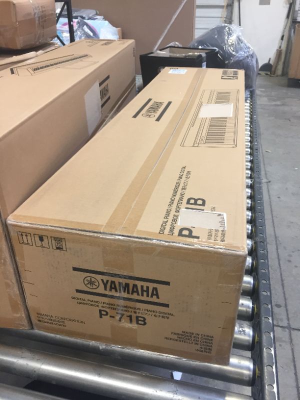 Photo 1 of YAMAHA P71 88-Key Weighted Action Digital Piano with Sustain Pedal and Power Supply (Amazon-Exclusive)
