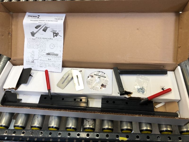 Photo 2 of ]Oneway Wolverine Grinding Jig with Quad Setup Jig for Sharpening Workshop Tools • Woodturning Gouges • Chisels • Scrapers • Skews and Wood Carving Tools
