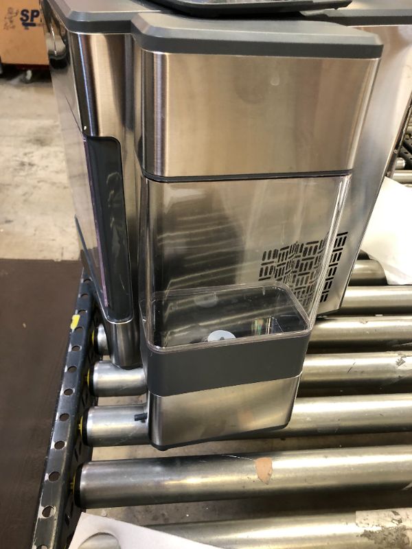 Photo 3 of GE Profile Opal | Countertop Nugget Ice Maker with Side Tank | Portable Ice Machine Makes up to 24 lbs. of Ice Per Day | Stainless Steel Finish
