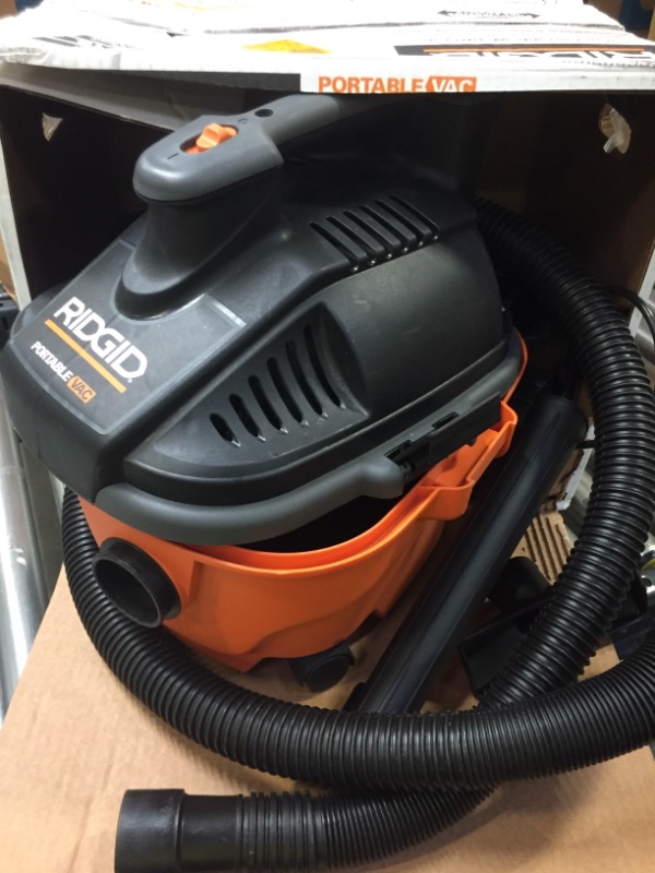 Photo 1 of Ridgid WD4070 4 Gallon Portable Vacuum