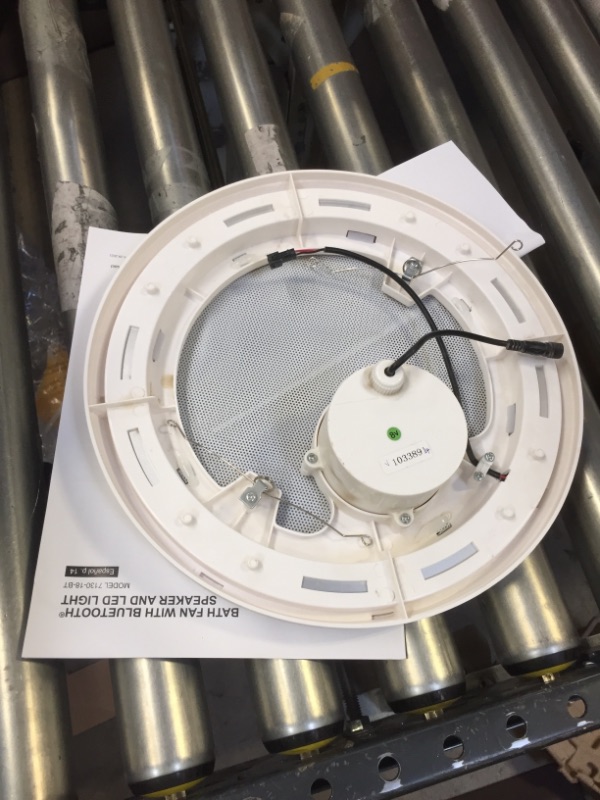 Photo 1 of Home NetWerks 80 CFM Ceiling Mount Bluetooth Stereo Speaker Bathroom Exhaust Fan