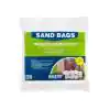 Photo 1 of 15 in. x 27 in. White Woven Sand Bags with Tie String (25-Pack)
