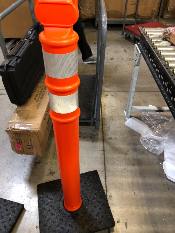 Photo 2 of Cortina Safety Products 45" Orange Polyethylene Delineator Post