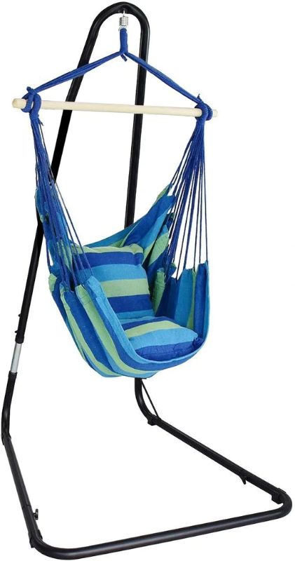 Photo 1 of Adjustable Hanging Hammock Chair Swing & Stand

