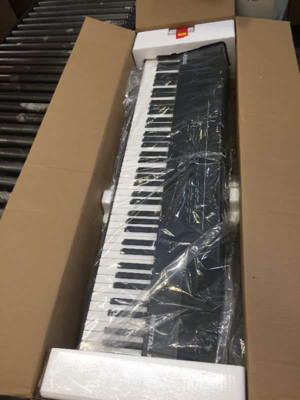 Photo 2 of Alesis Recital Pro - 88 Key Digital Piano Keyboard with Hammer Action Weighted Keys, 2x20W Speakers, 12 Voices, Record and Lesson Mode, FX and Display
