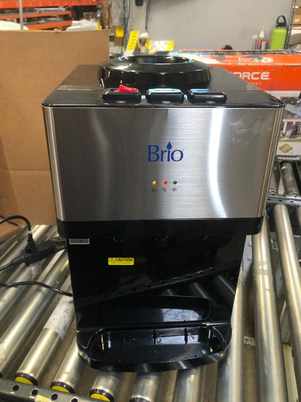 Photo 2 of Brio Limited Edition Top Loading Countertop Water Cooler Dispenser with Hot Cold and Room Temperature Water. UL/Energy Star Approved
