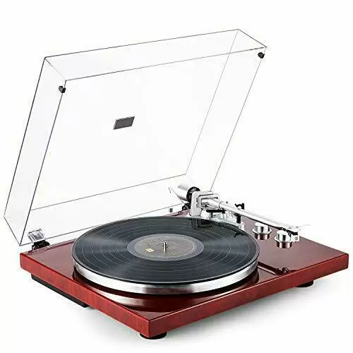 Photo 1 of  1 BY ONE Belt Drive Turntable Bluetooth Vinyl Record Player Magnetic Cartridge