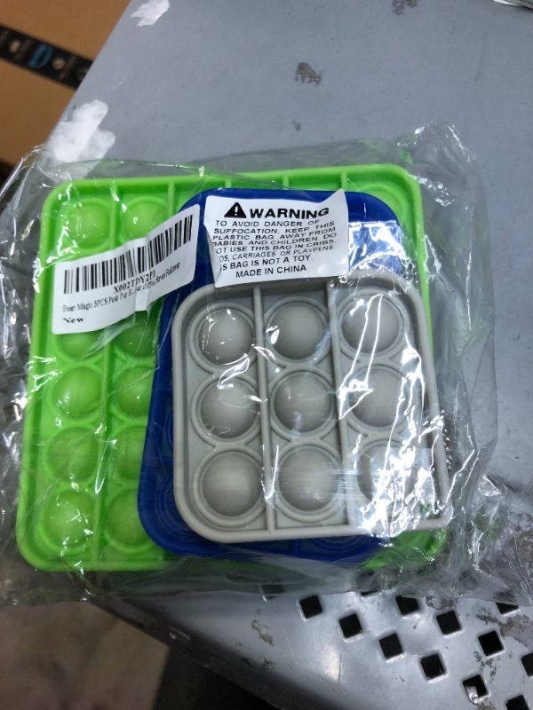 Photo 1 of Bear magiC 3PCS Pop Fidget Sensory Toys, Bubble Popping Sensory Toy, Push Pop Bubble, Stress Reliever, Push Fidget Toy for Kids & Teens