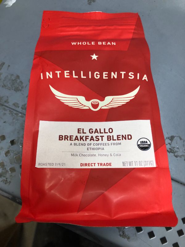 Photo 1 of Intelligentsia Organic El Gallo Breakfast Blend Coffee 12 oz. Bag bb 10/21