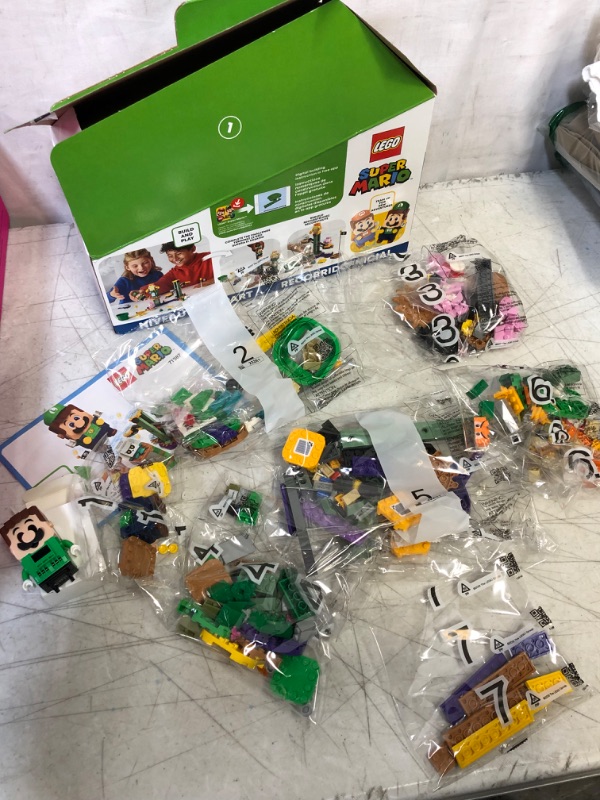 Photo 3 of LEGO Super Mario Adventures with Luigi Starter Course 71387 Building Kit; Collectible Toy Playset for Creative Kids, New 2021 (280 Pieces)
