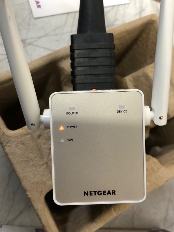 Photo 3 of NETGEAR Wi-Fi Range Extender EX6120 - Coverage Up to 1500 Sq Ft and 25 Devices with AC1200 Dual Band Wireless Signal Booster & Repeater (Up to 1200Mbps Speed), and Compact Wall Plug Design
