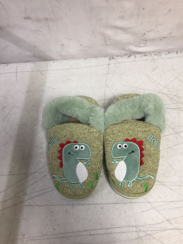 Photo 1 of boys house slippers (dinosaur)
size 26-27 (is used but looks in good condition)