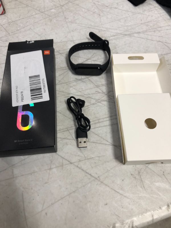 Photo 2 of Xiaomi Mi Band 6 Activity Tracker High-Res 1.56" AMOLED Screen, SpO2 Monitor, 30 Sports Modes, 24HR Heart Rate and Sleep Monitor Smart Watch