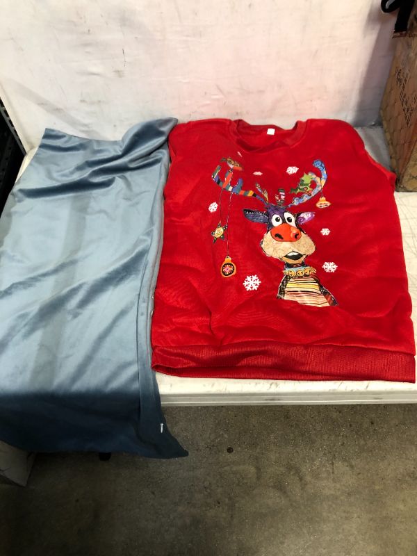 Photo 1 of small Christmas sweater and body pillow cover 